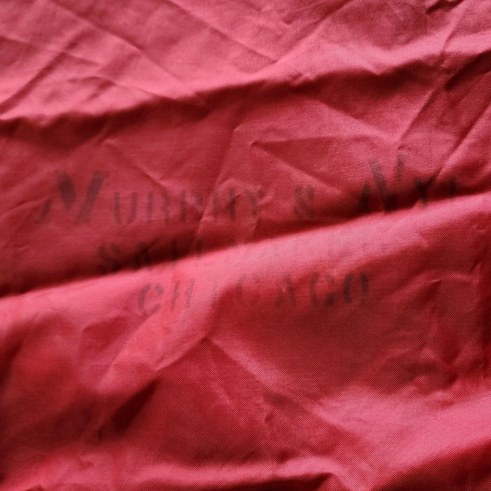 Murray & Lanman Red Nylon Drawstring Sail Bag Chicago Vintage 4702 20+ Storage